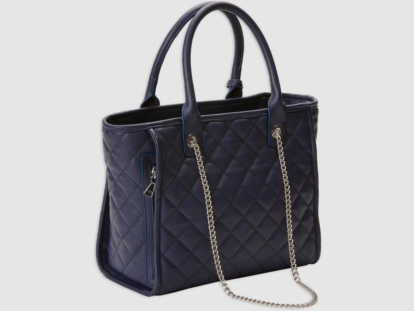 Bulldog Cases sac matelassé style tote, bleu marine, image 2 sur 5