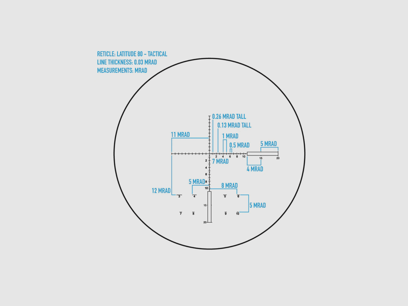 SIGHTMARK LATITUDE 20-60×80 XD TAKTISCHES SPEKTIV