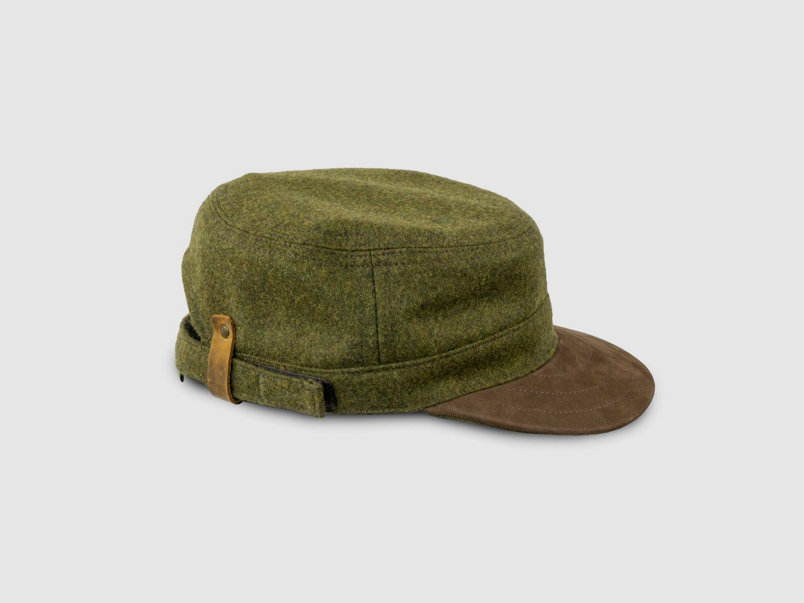 Loden Field Cap "Schirmling", Moosgrün