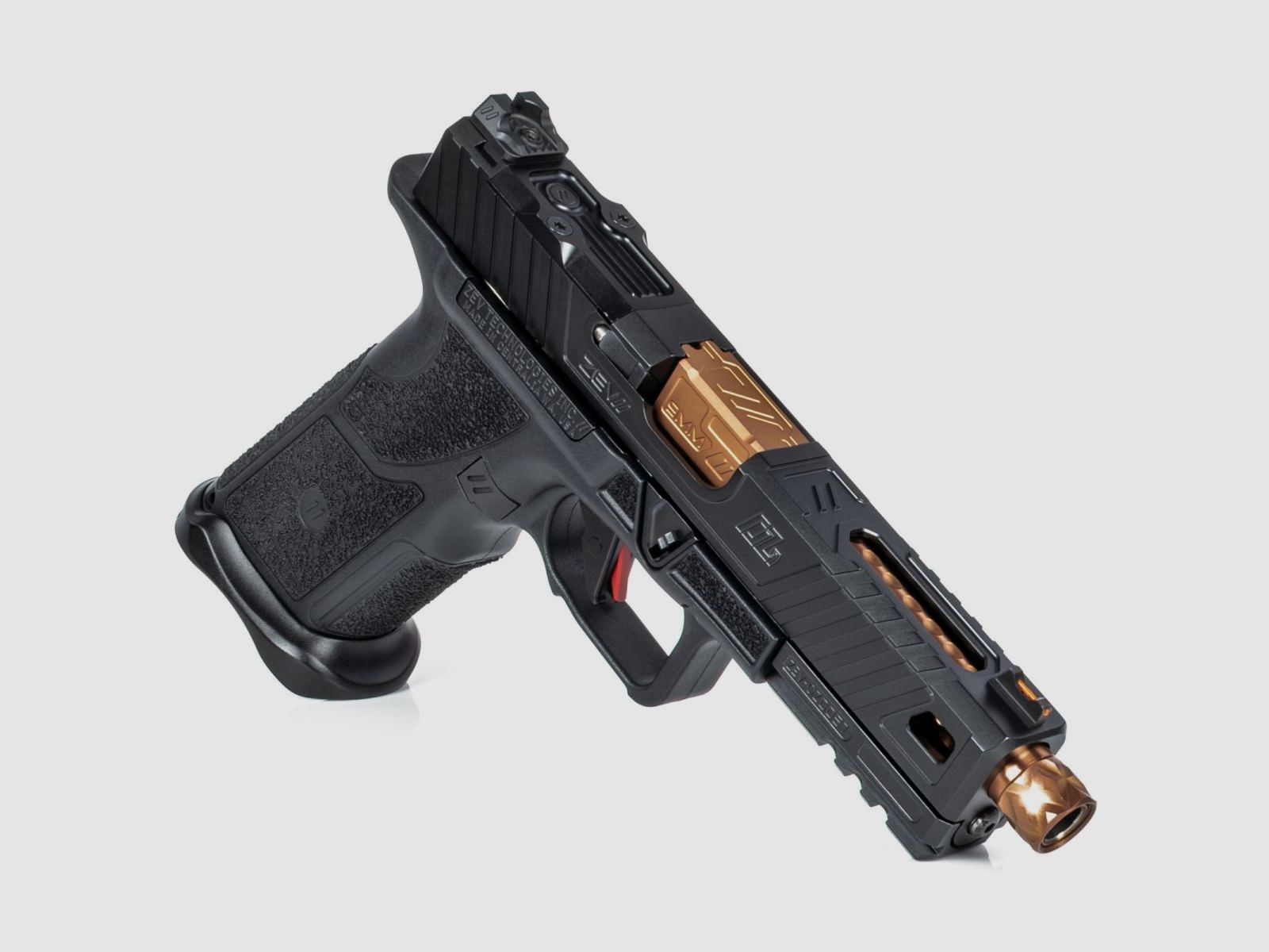 ZEV OZ9 Elite Standard Pistole 9mm Luger, mit Mündungsgewinde