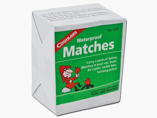 Coghlans Allumettes Étanches 10 Pièces