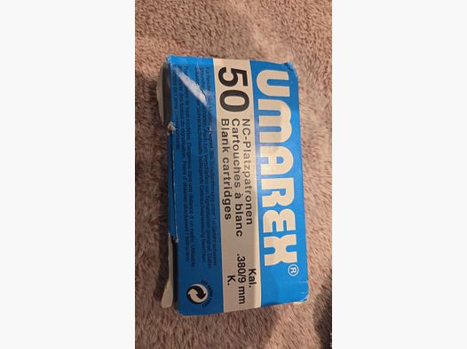 Kaliber 22lang Knallpatronen, 9mm RK, 8mm