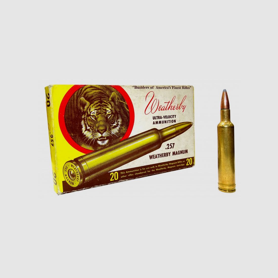 Büchsenpatronen Weatherby .257 Weatherby Magnum UV  100gr. !!!