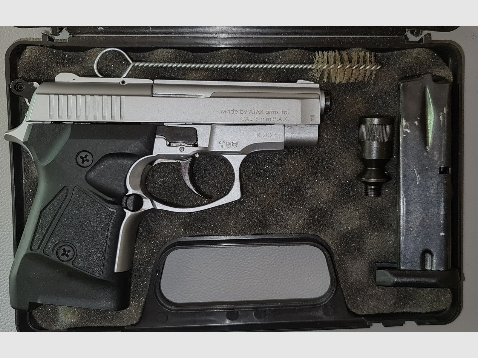 ZORAKI 914 P / cal. 9mm / PTB 1070 /SCHRECKSCHUSS PLATZ GAS PISTOLE SILVESTER SELBSTVERTEIDIGUNG SAMMLER