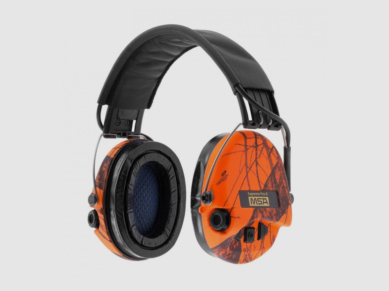 Casque audio amplifié MSA SUPREME PRO X Camo Orange, image 1 sur 7