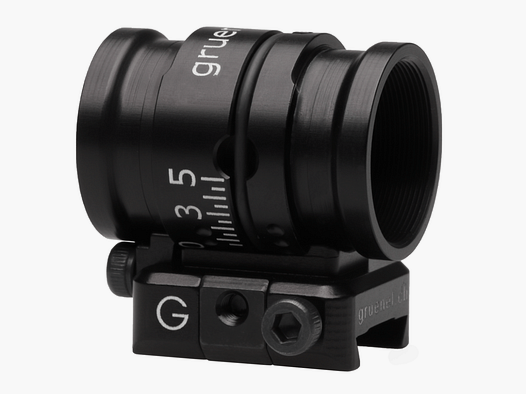 G+E Korntunnel kurz mit Fuss M18, Länge 30mm