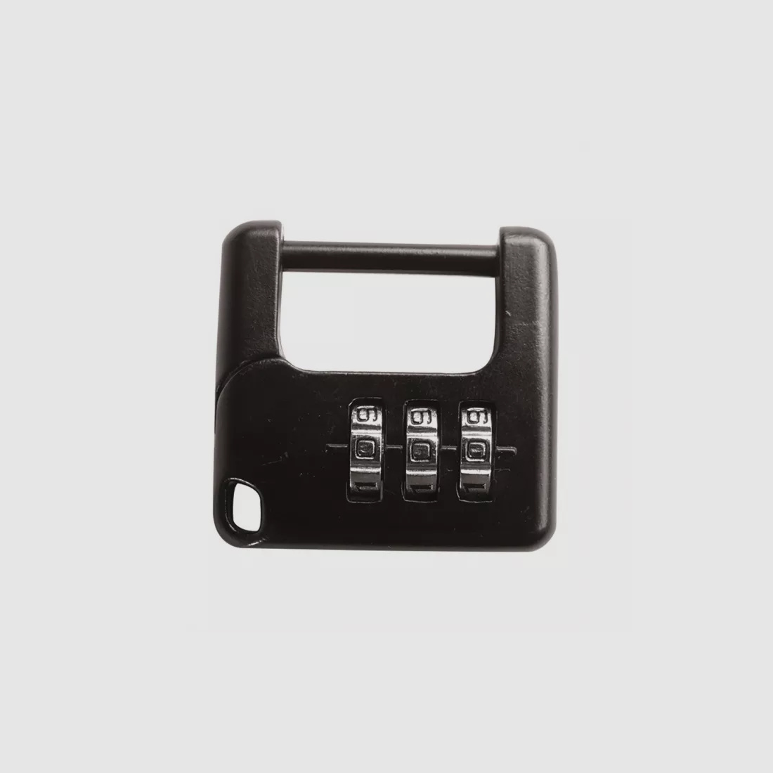 Lucchetto a combinazione, 3x3cm, lega di zinco, nero