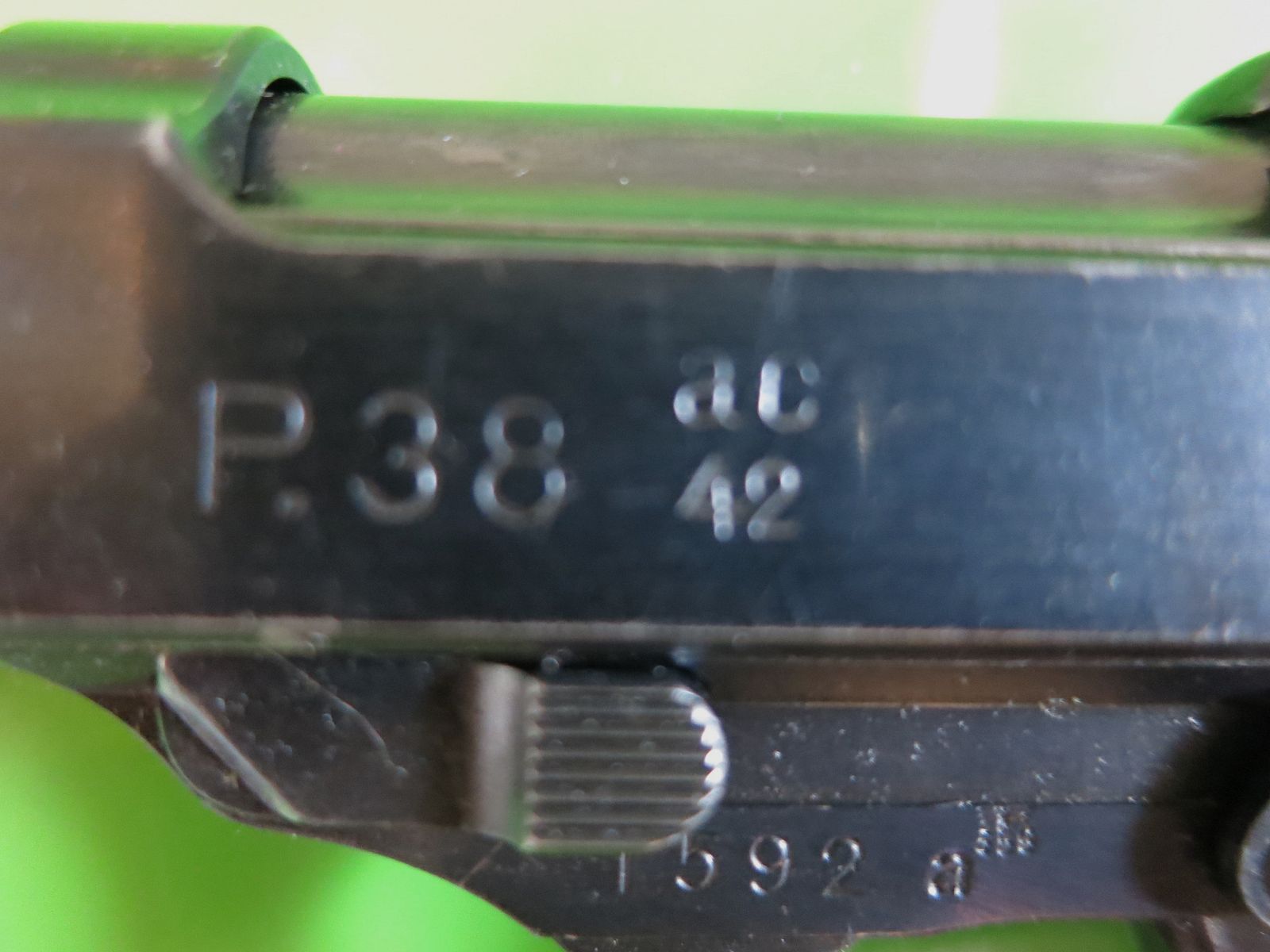HP Walther P38 (P.38), Wehrmacht ac 42, WaA 359, 9 mm Luger, orig. Walther/Zella-Mehlis      #54-