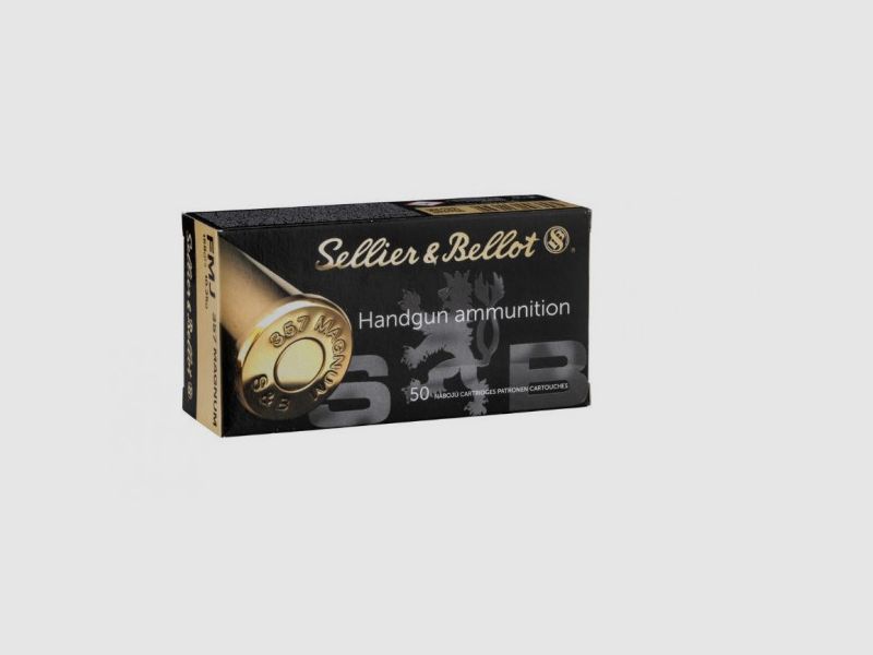 SELLIER & BELLOT .357MAG. 158GRS FMJ. - 50 SCHUSS