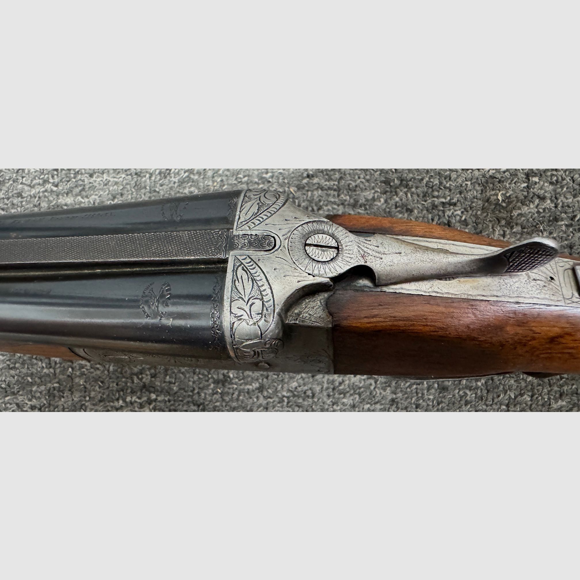 Double-barreled shotgun 16/70 from Spain