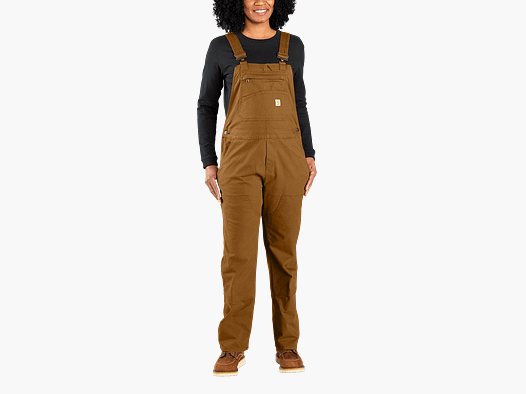 Carhartt Ashland Bib Overall Women Carhartt Brown XS