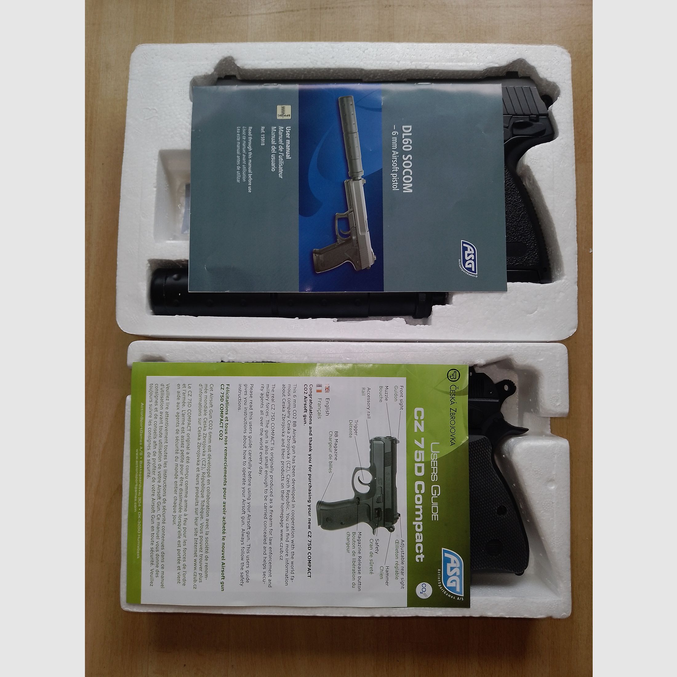 CZ 75 D Compact & DL 60 Socom 