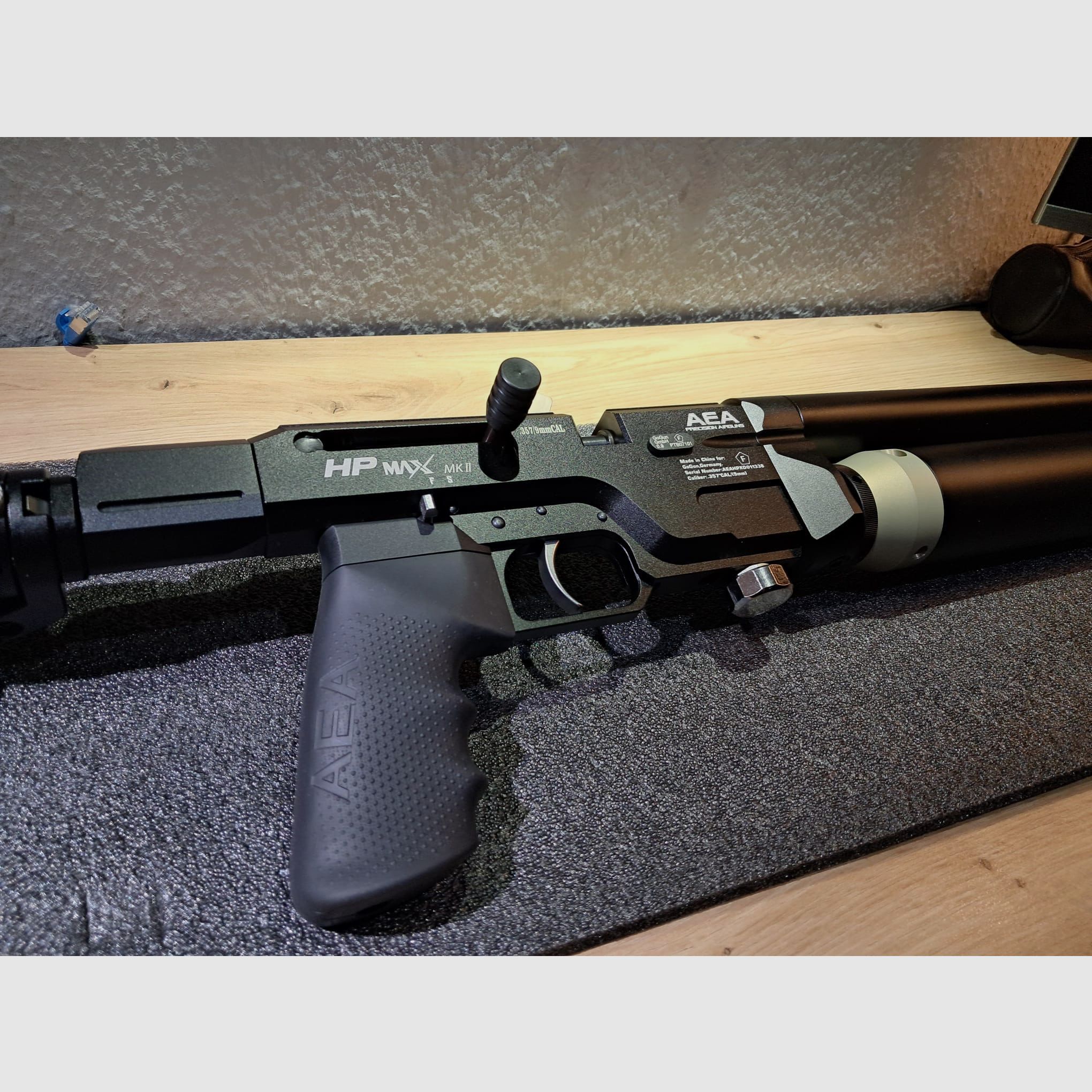 AEA HP Max MK2 – neuwertiger Zustand – inkl. Zubehör & Export-Kit Luftgewehr