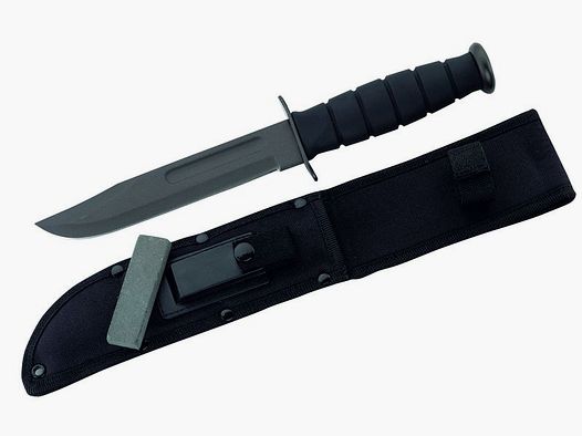 Cuchillo Allround Herbertz, AISI 420, recubrimiento epóxico, funda de nylon