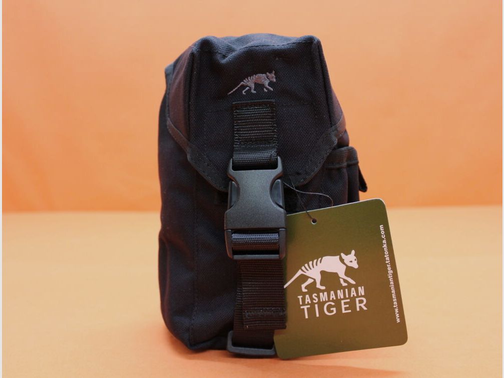 Tasmanian Tiger TT Mil Pouch Mag DBL 040 black (7761.040): Magazine pouch for 2 magazines
