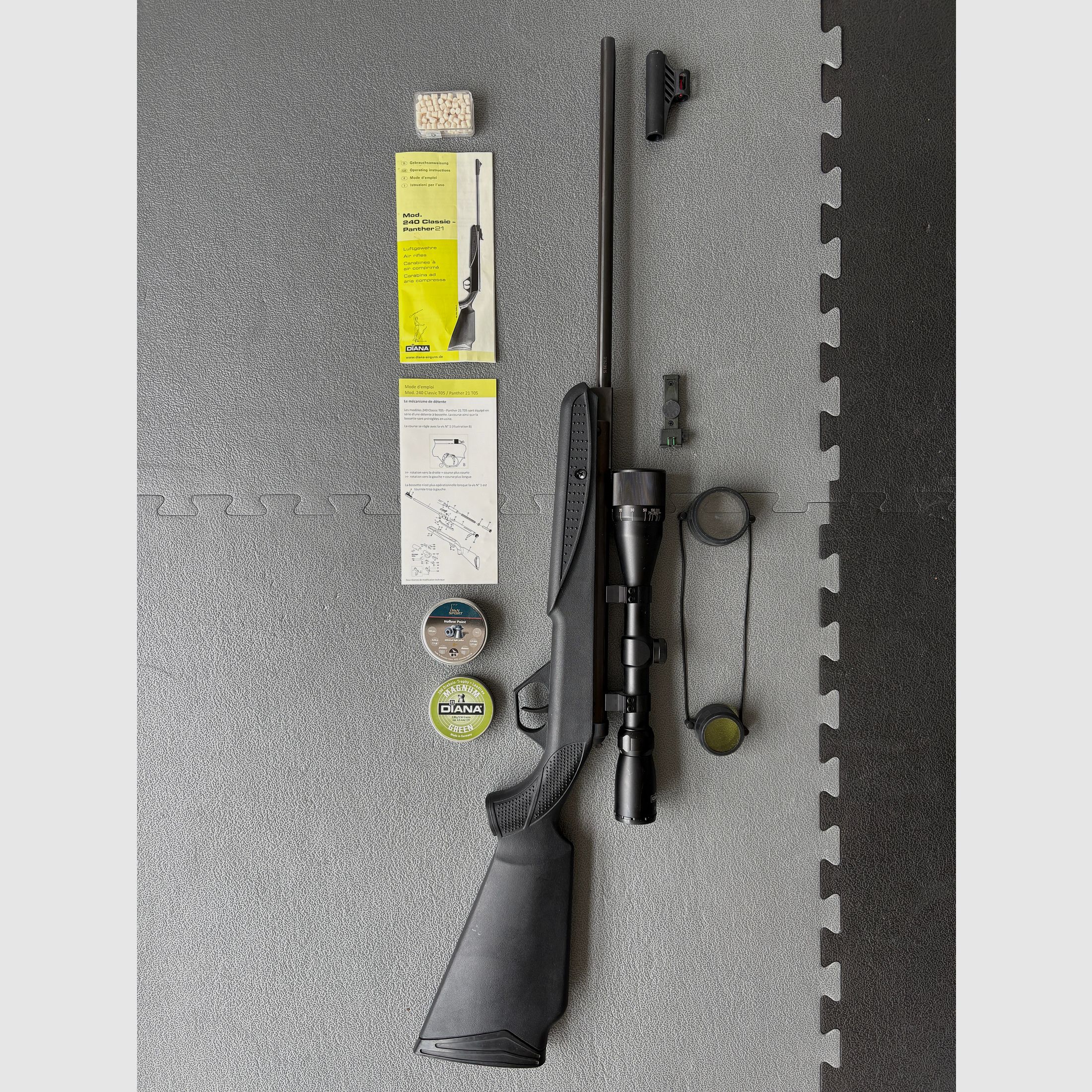 Diana Panther 21 carabine à air + Diana 3-9x40 lunette de tir | Ensemble complet | État impeccable