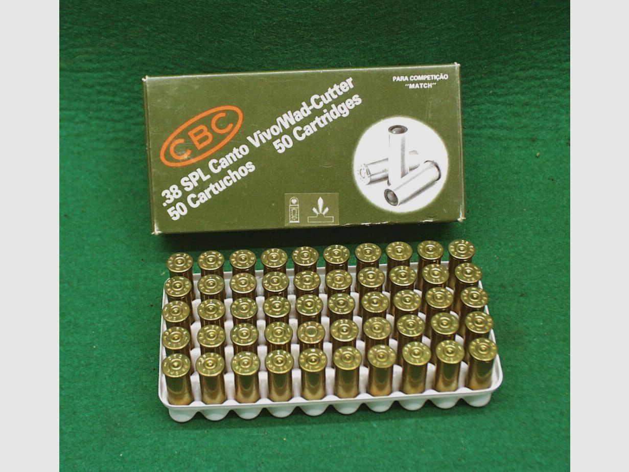 CBC Hülsen .38 Special, gebraucht