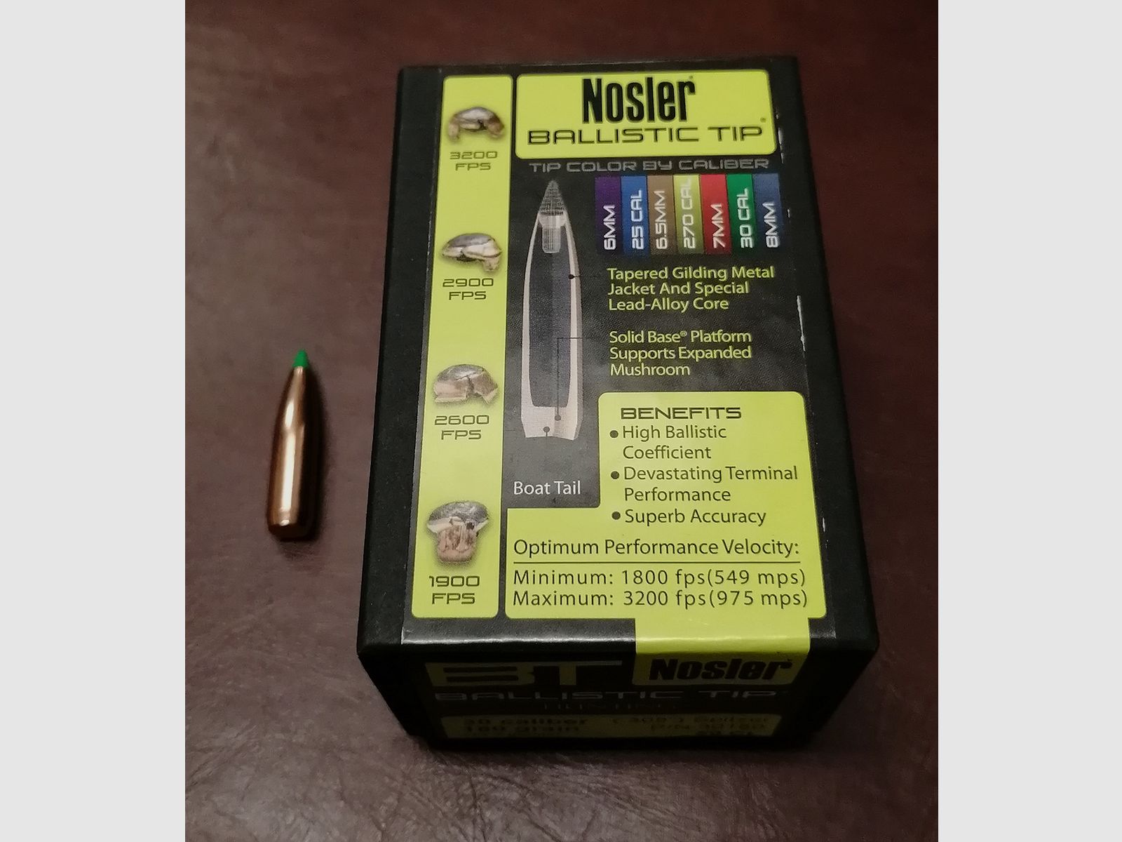 Nosler Ballistic Tip Projectiles
