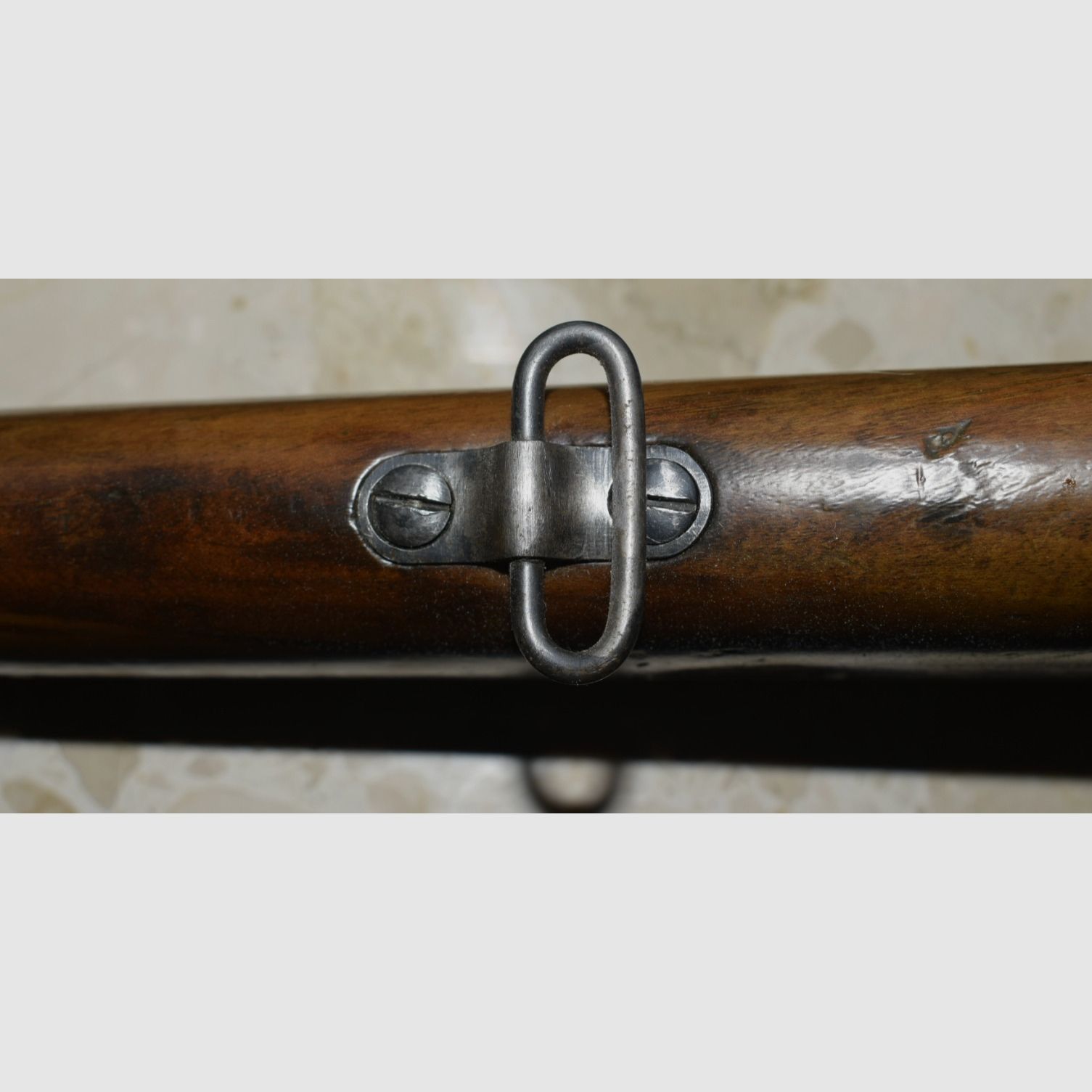 Calcio fucile, calcio fucile, accessori con corona stampata