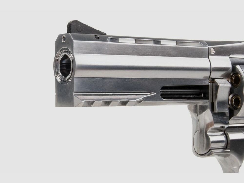 Dan Wesson 715 4" .177 Silber 4,5mm Druckluft Co2
