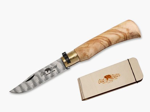 Taschenmesser Collection M Damascus Olive Damastmesser 42a konform legal fhren