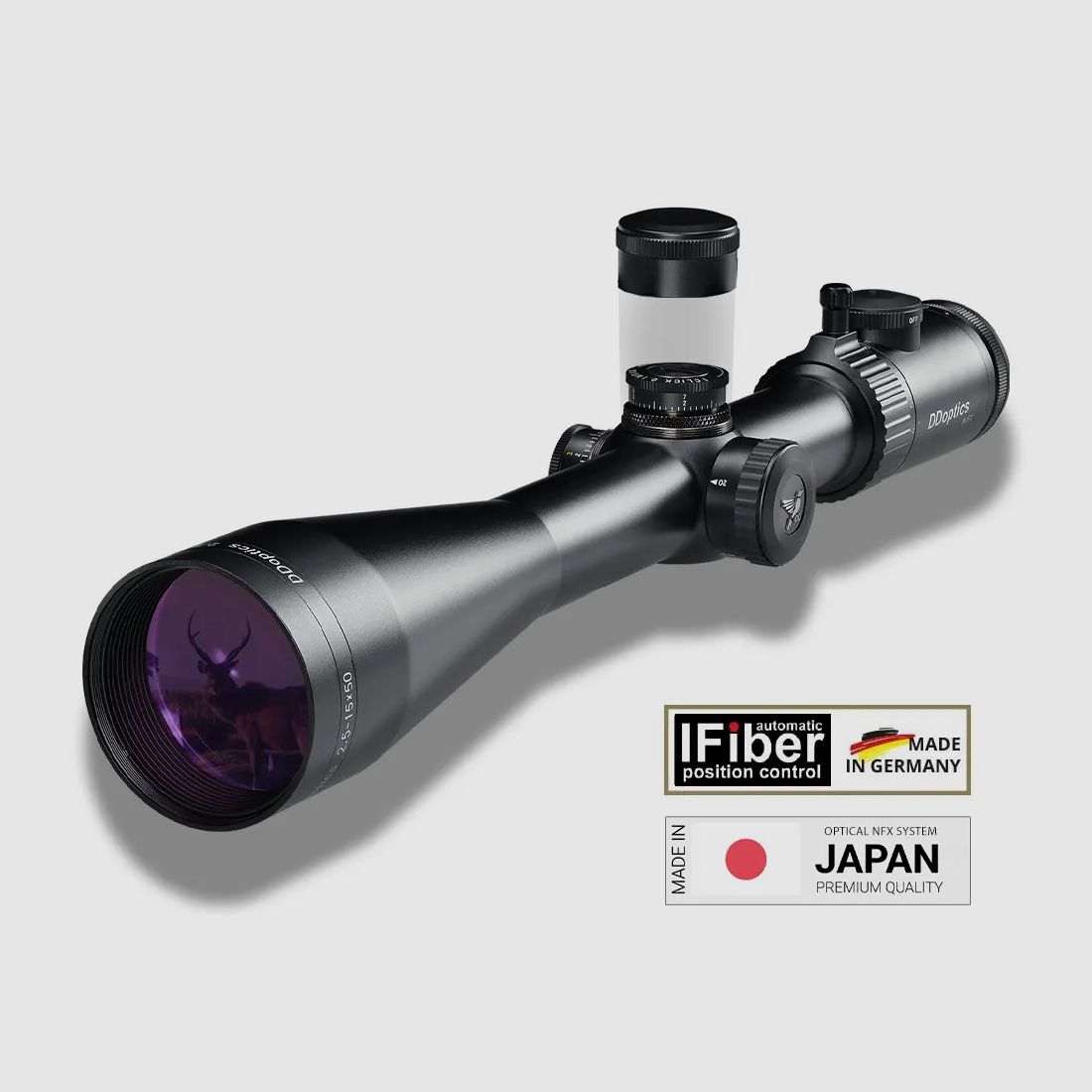 DDoptics Zielfernrohr | Nighteagle V6 2,5-15x50 NFX | Gen3 | MRAD | A4N