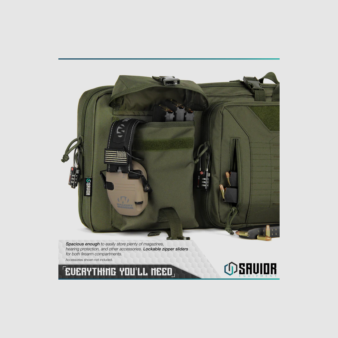 SAVIOR URBAN WARFARE DOUBLE 46″ COLOR GREEN, imagen 5 de 5