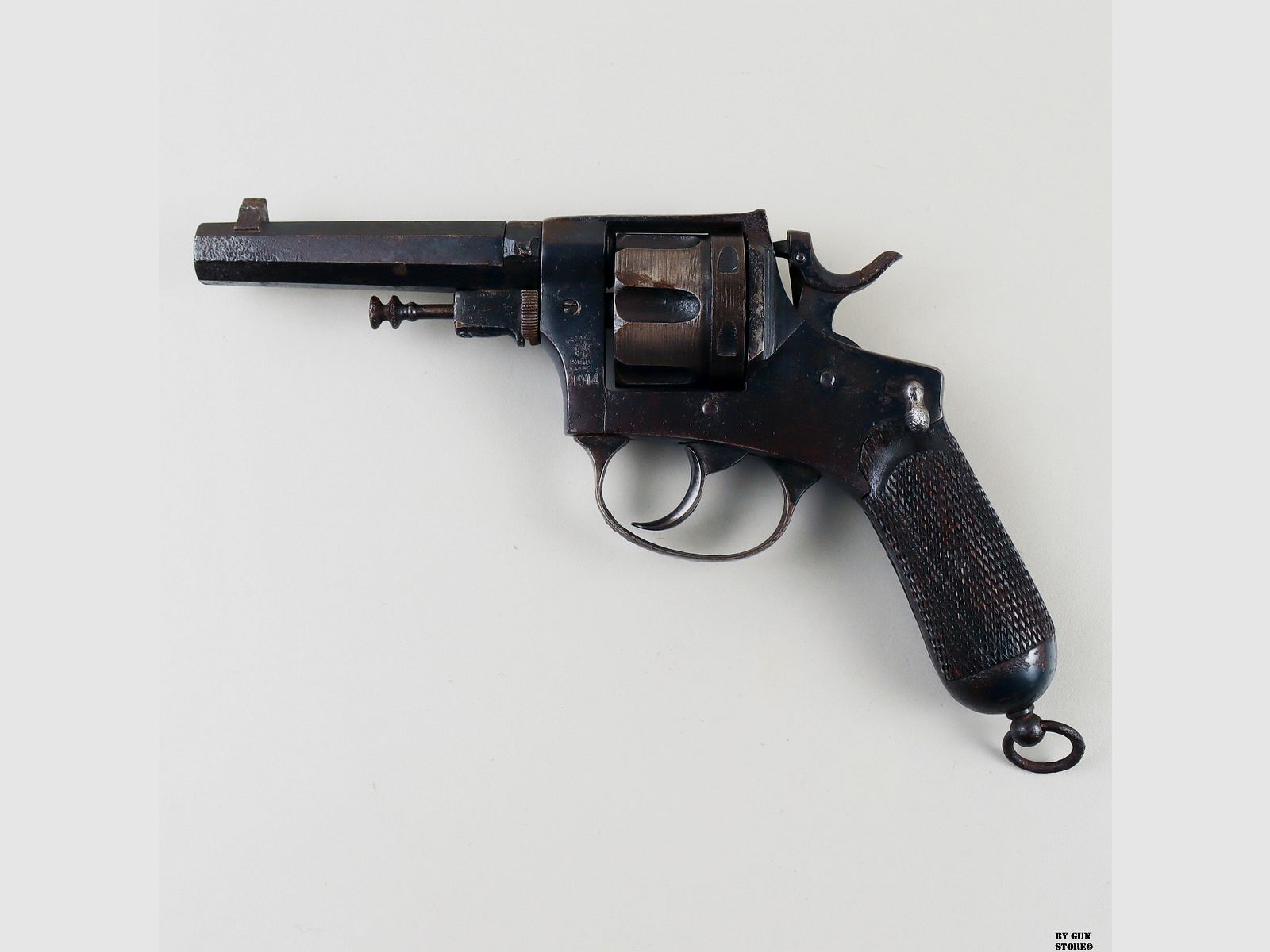 Revolver antique Toschi Castelli mod. Bodeo 1889 Type B cal. 10.4 n° de série SNM, image 1 sur 8