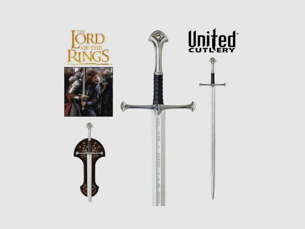 Herr der Ringe Anduril Flamme des Westens Schwert König Elessars