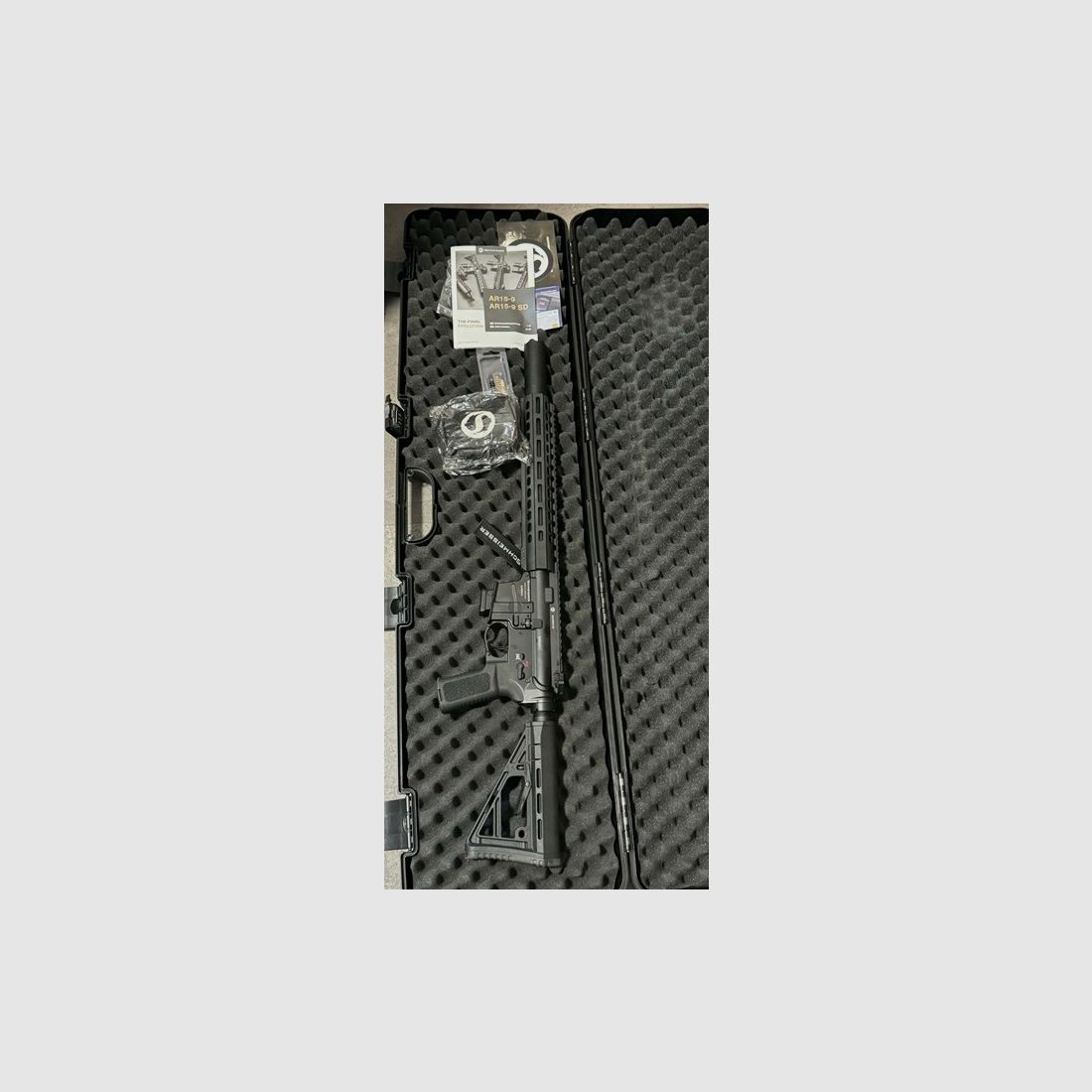 Schmeisser AR15 S4F SD Standard Kaliber 9mm mit Lauflänge 10" mit integriertem Schalldämpfer, Bild 3 von 3