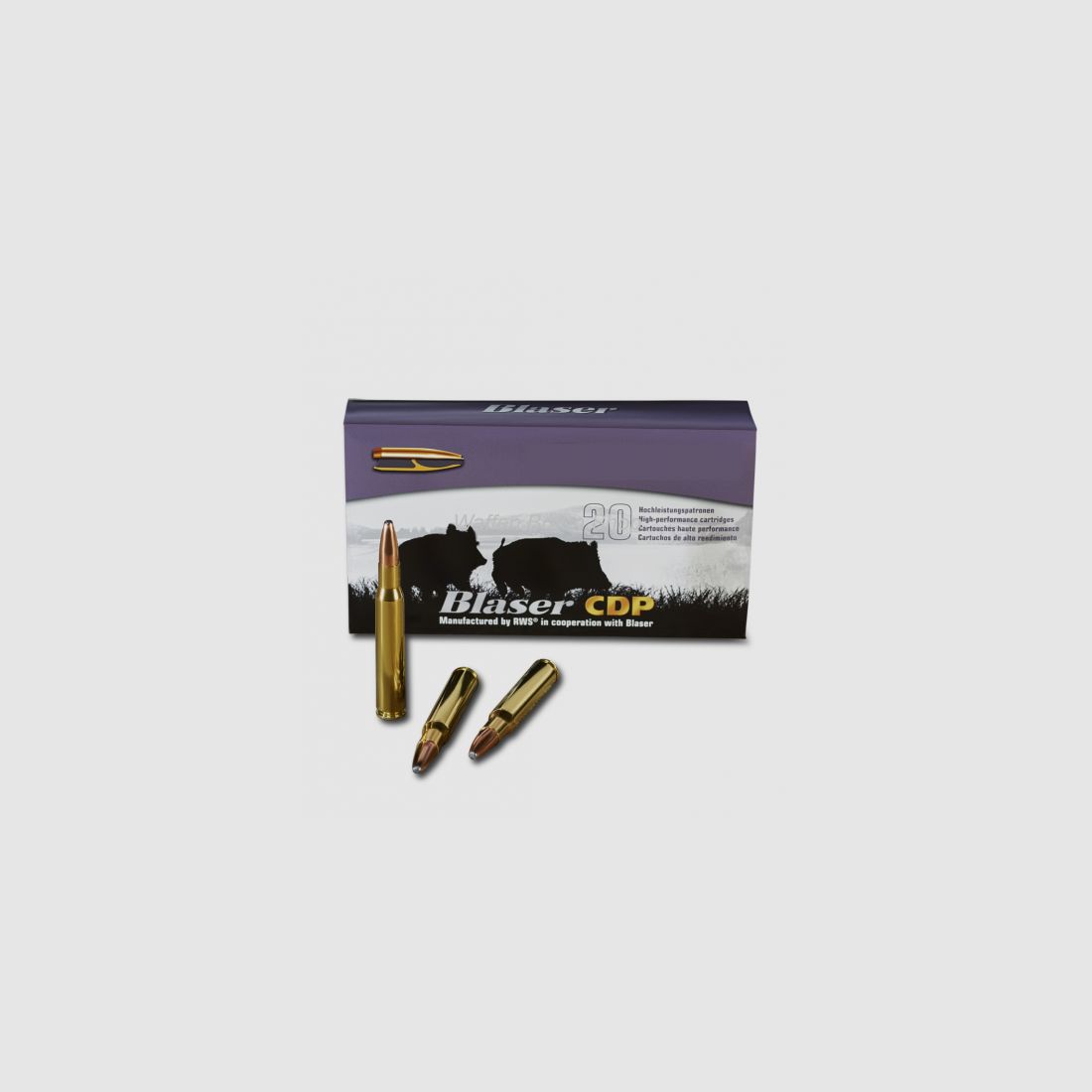 Blaser Patr. 9,3x62 CDP 18,5g 20 STK