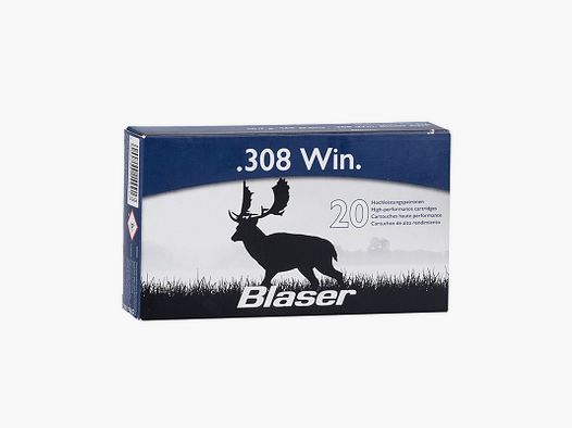 Blaser .308 Win. CDP 10.7g/165gr. Rifle Cartridges