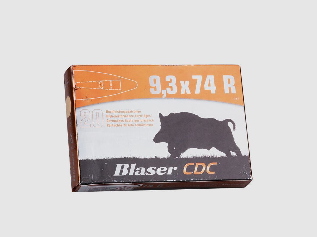 Blaser 9.3x74R CDC 16.2g/250gr.