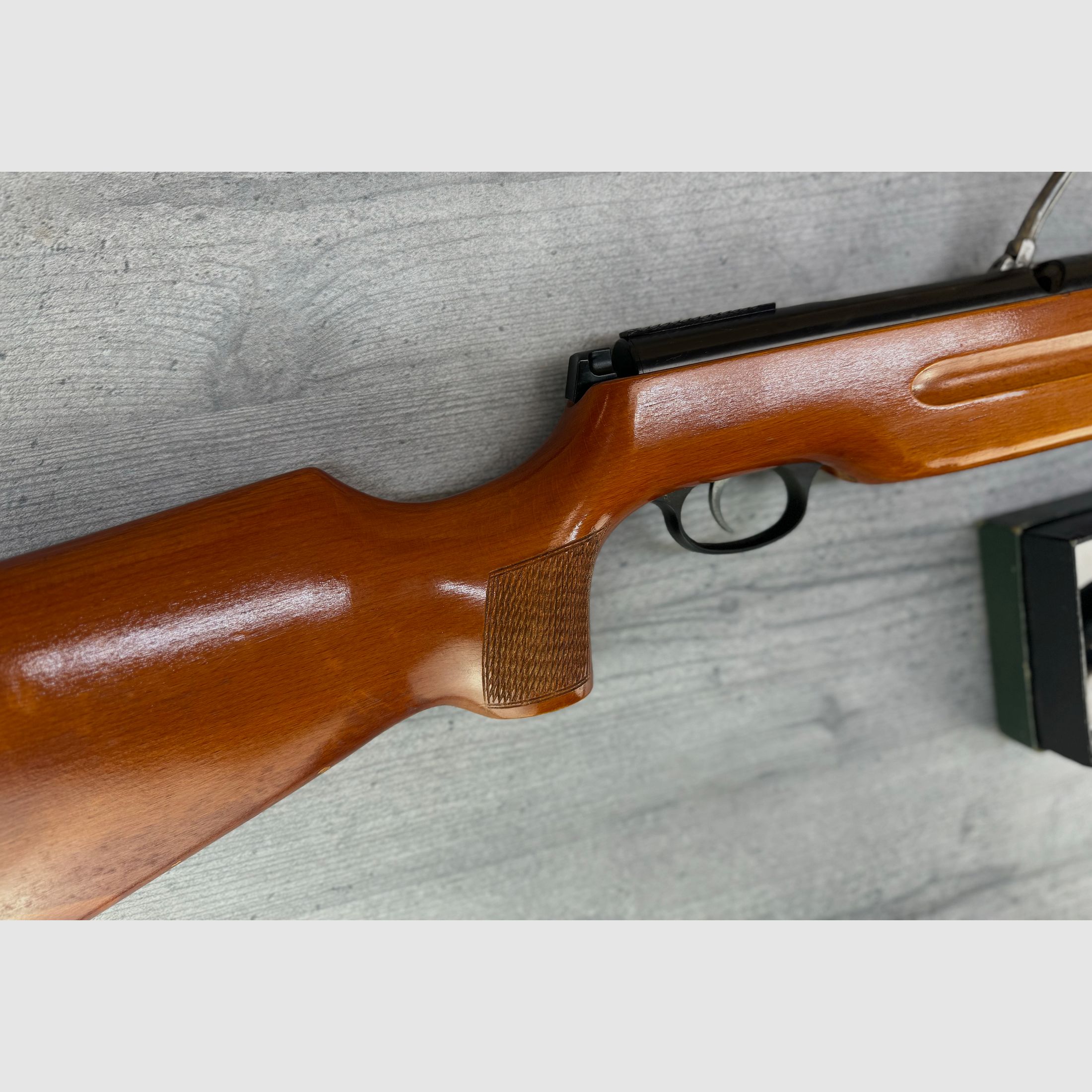 Haenel Mod. 311 Luftgewehr 4,5mm Diabolo mit Original Diopter (+Set) und Kimme, Tragetasche