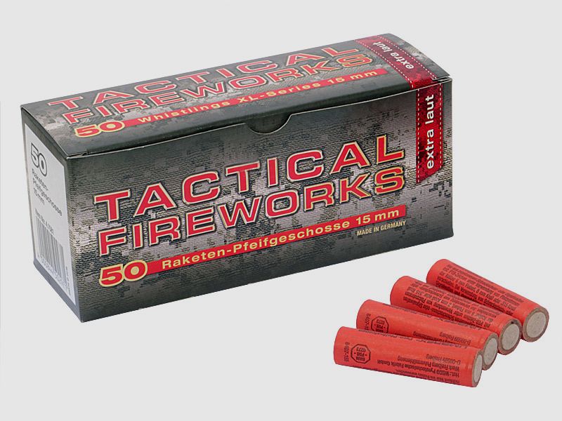 Pyro Umarex Tactical Fireworks Pfeifpatronen extra laut 50 StĂĽck (P18)