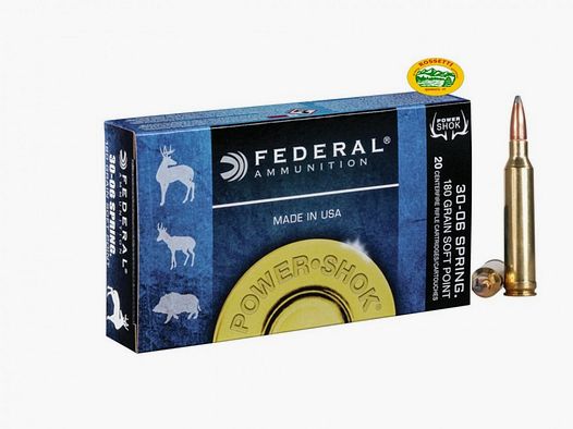FEDERAL munitie kal. 30-06 spr 180gr Soft Point 3006B