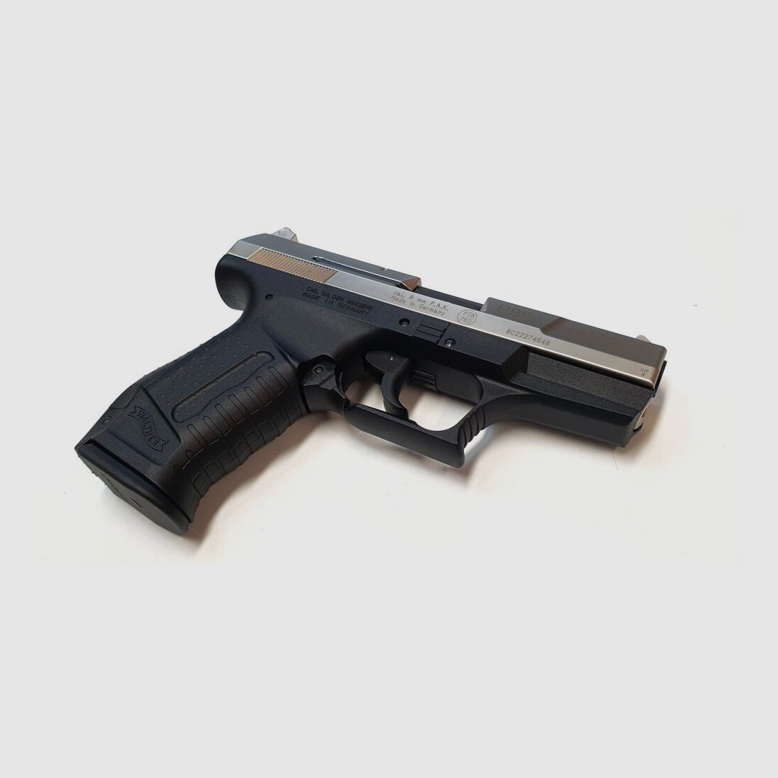 UMAREX Walther P99 Bicolor Nichel "opaco" Nero Cal. 9mm P.A.K. - Usato, immagine 5 di 7