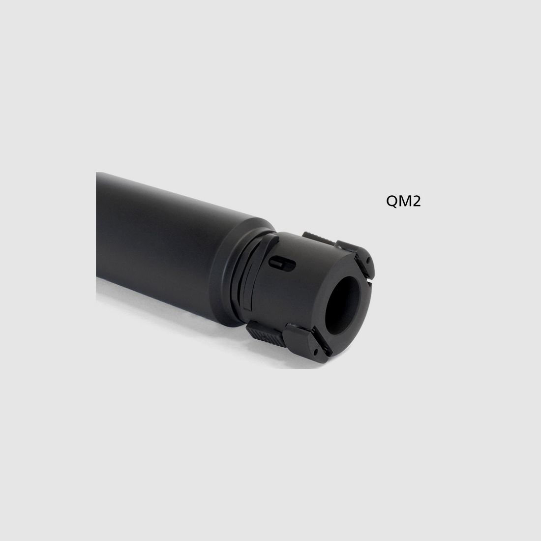 Ase Utra – Schalldämpfer / DUAL556-S-BL Gen2 / Ohne Flashhider / DUAL SHORT / Black, Bild 3 von 3