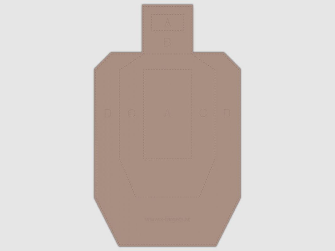 IPSC Metric Papierscheiben mit Kopf, Bild 1 von 2