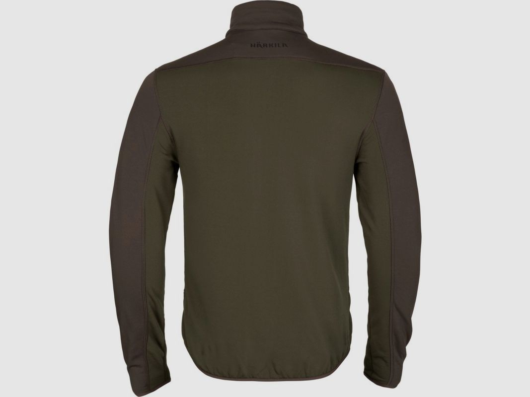 HÄRKILA OLAF FLEECE JACKET WILLOW GREEN/SHADOW GREY, immagine 2 di 5