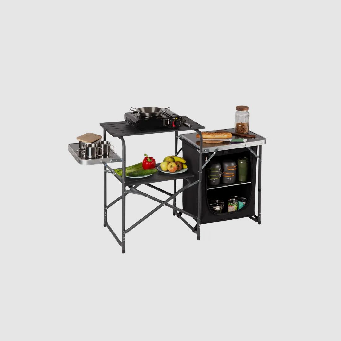 NC3040 Campingschrank ohne Windschutz Nils Camp