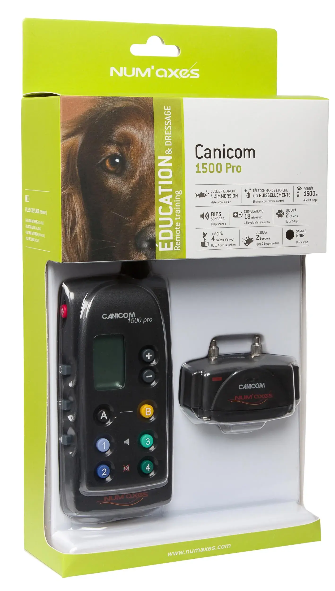 Num'Axes Canicom 1500 Pro Education Collar Kit, image 8 of 8