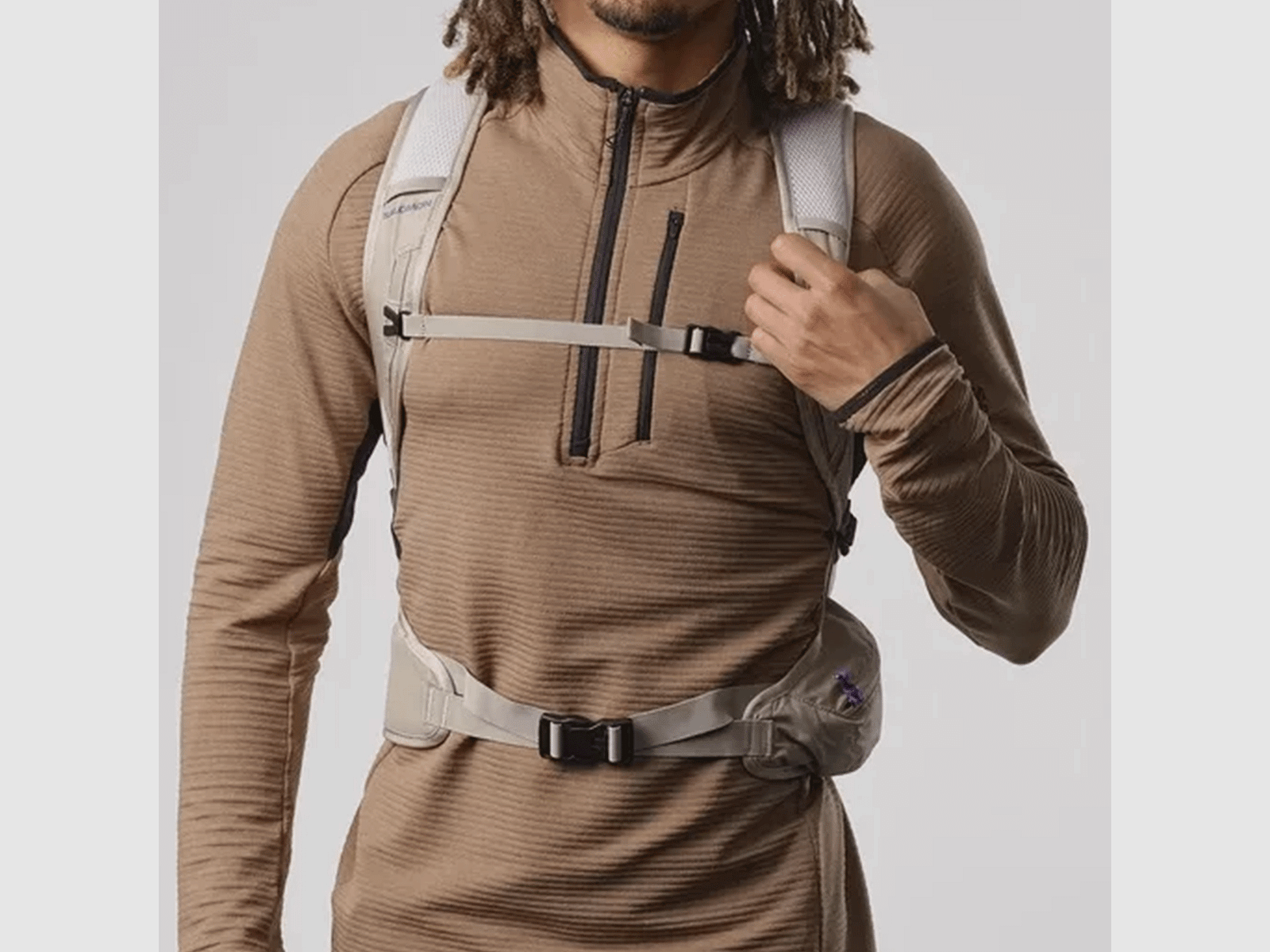 Rucksack – SALOMON – TRAILBLAZER 20 VINTAGE Khaki / Glacier Gray, Bild 6 von 6