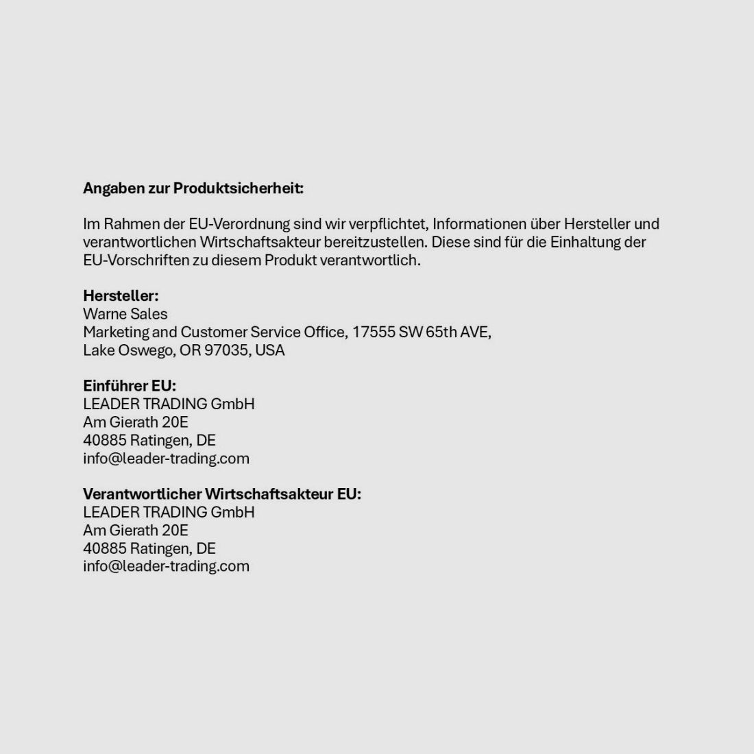 Warne Warne Maxima QD Montageringe 1" ExtraHigh (203LM) Stahl brüniert matt für Weaverprofil