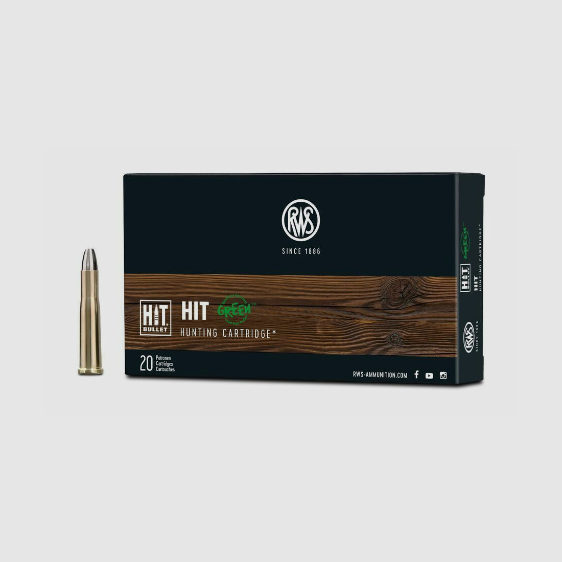 RWS Hit 2,6g/40grs à20 .22 Hornet