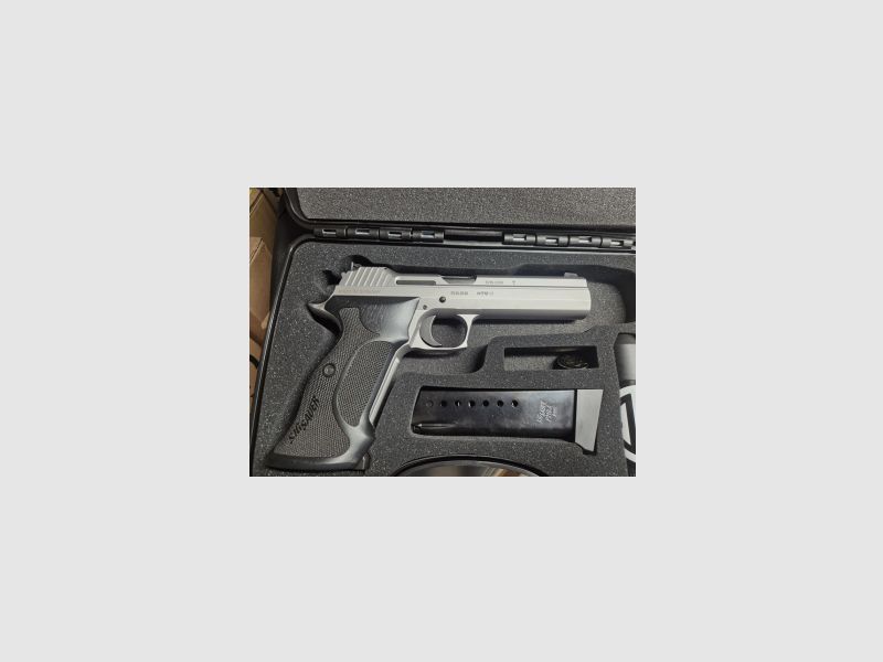 SIG SAUER P210 Super Target Silver 5" 9mm Luger - Made in Germany