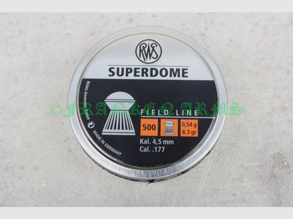 RWS Superdome 4,50mm 500 Stück