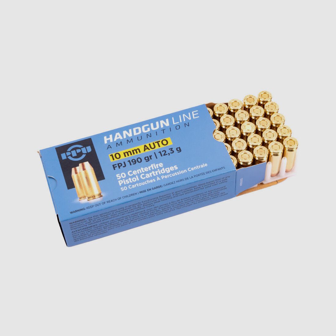 PPU - Prvi Partizan	 FPJ 12,3g/190grs 10mmAuto