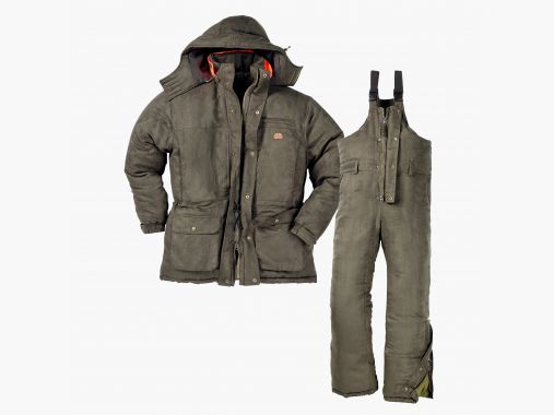 il Lago Prestige Set: Veste + Salopette Arctic Hommes (Marron) |
