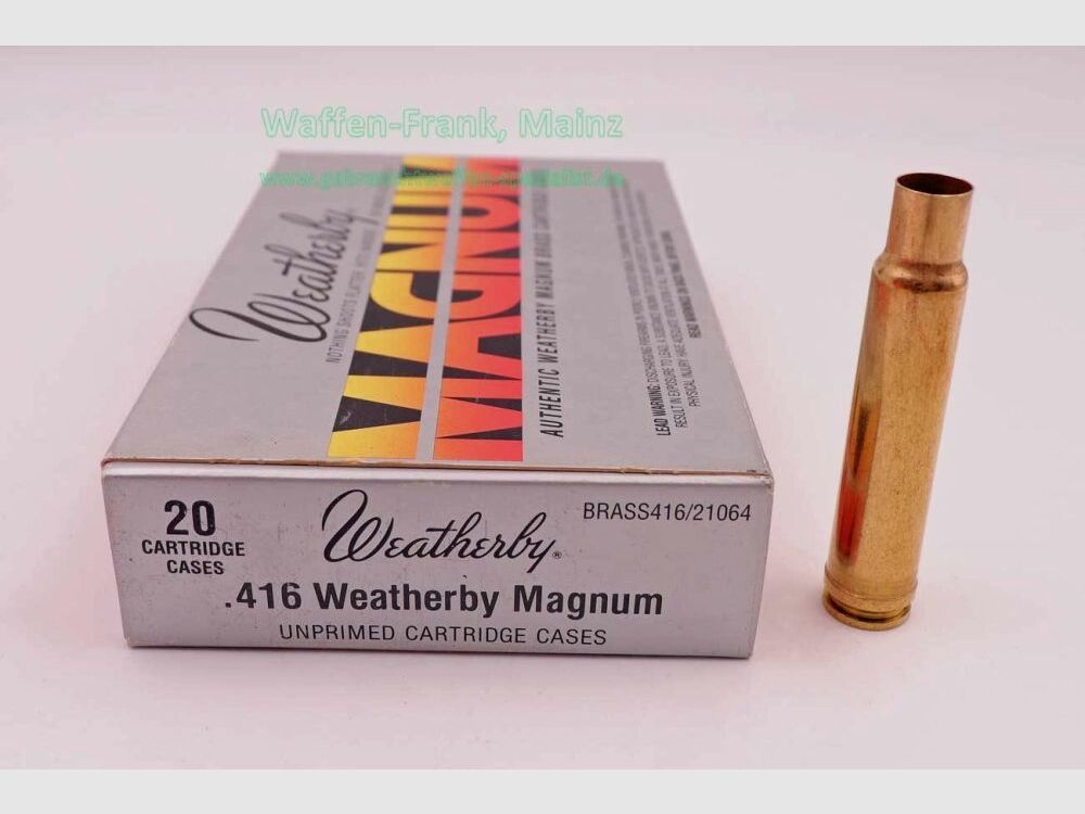 Weatherby - USA Langwaffenhülsen